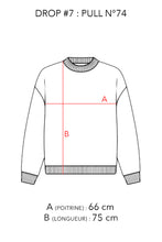 Charger l'image dans la galerie, N°74 - PULL UPCYCLÉ - XL