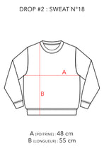 Charger l'image dans la galerie, N°18 - SWEAT UPCYCLÉ - XS