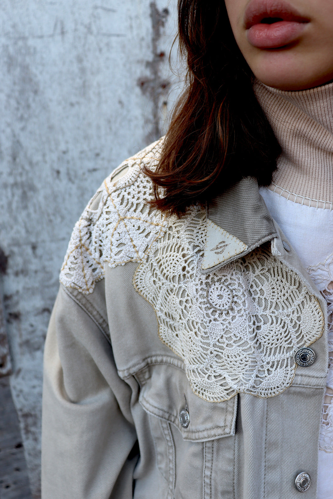 N°62 - VESTE UPCYCLÉE - XL