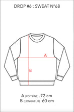 Charger l&#39;image dans la galerie, N°68 - SWEAT UPCYCLÉ - XL
