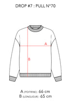 Charger l&#39;image dans la galerie, N°70 - PULL UPCYCLÉ - XL
