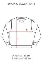 Charger l&#39;image dans la galerie, N°13 - SWEAT UPCYCLÉ - XS
