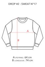 Charger l&#39;image dans la galerie, N°17 - SWEAT UPCYCLÉ - L
