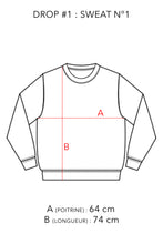 Charger l&#39;image dans la galerie, N°1 - SWEAT UPCYCLÉ - L
