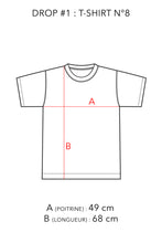 Charger l&#39;image dans la galerie, N°8 - T-SHIRT UPCYCLÉ - S
