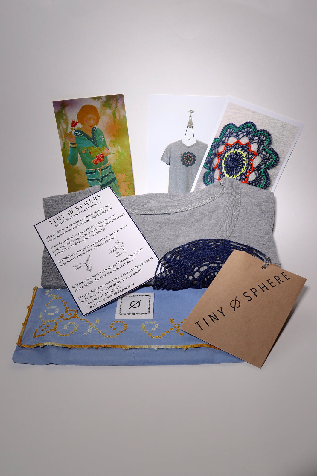 Kit DIY - Base T-shirt Gris